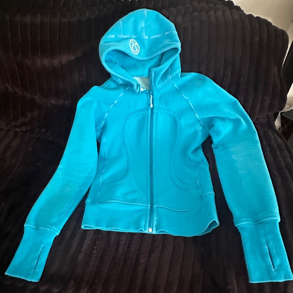 Lululemon Blue Zip-Up Hoodie